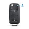 KEYYOU 1PCS New Car Key Case for VW for Volkswagen Beetle Caddy Passat Golf Jetta Polo Scirocco Tiguan Touran Skoda Seat Housing ct2