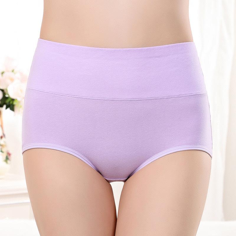 Mutandine in Cotone Antibatteriche Senza Cuciture a Vita Alta con Effetto Sollevante Glutei e Controllo Pancia per Donne di Mezza Età