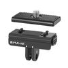 For Insta360 Ace/ Ace Pro/ X4 / X4 Air PULUZ Magnetic Quick Release Base Mount Insta360 GO Ultra GO3/ 3S/ DJI Osmo Action 5 Pro