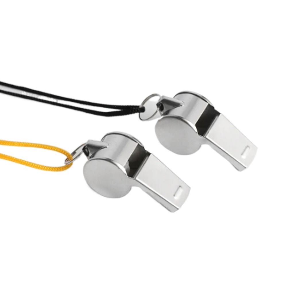 with Rope Metal Whistle Loud Sport Whistle Team Sport Referee Whistles Lifeguards