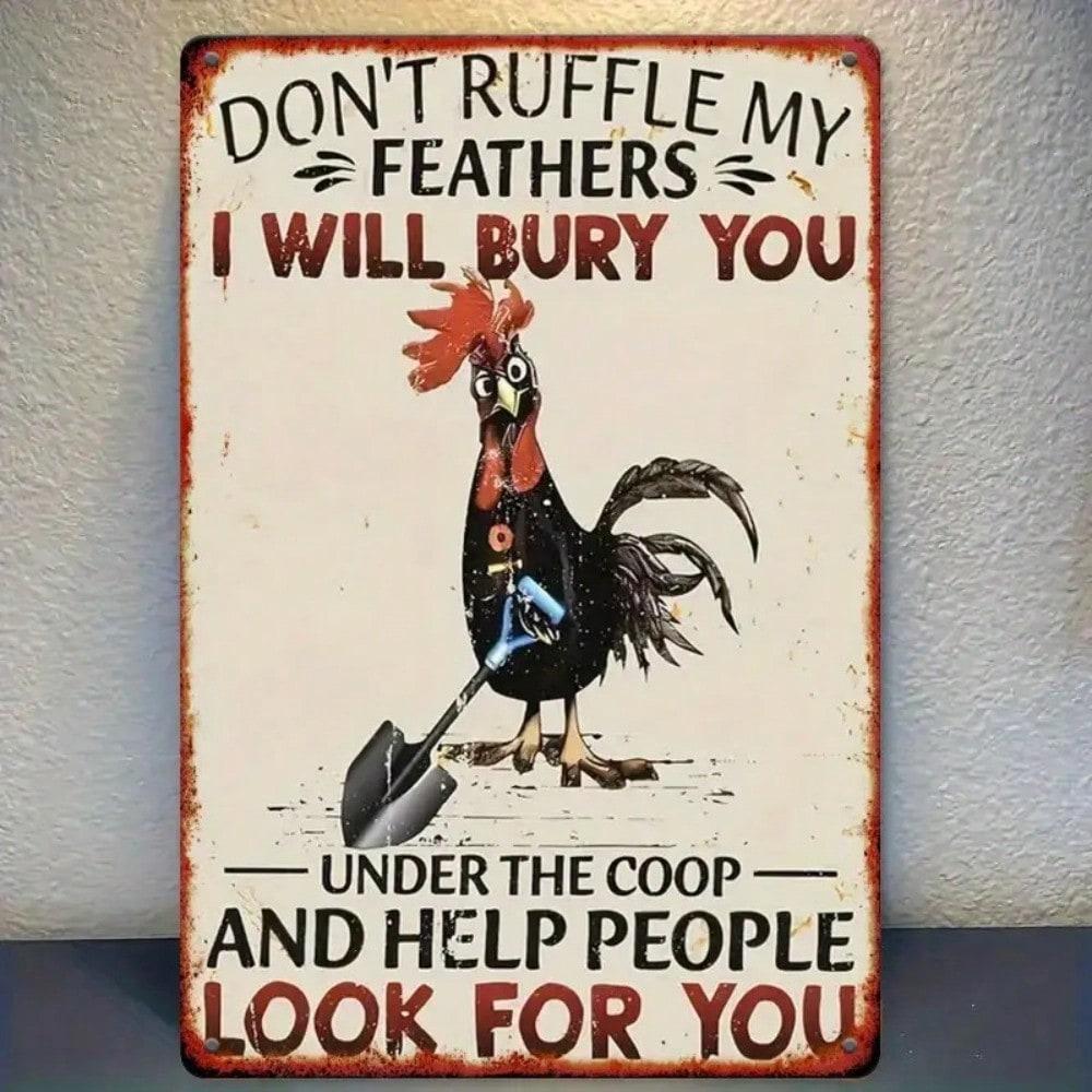 Retro Metal Paintings, Furniture, Living Room Decoration 20x30cm