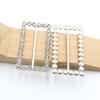 New 5 Pieces of 55 * 30MM Alloy Rhinestone Multifunctional Buckle DIY Ribbon Slider Shoe Bag Clothing Belt Decoration Ring Buckl
