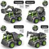 Alloy Excavator Inertial Mixer Truck Dump Truck Crane Model Children Car Toy