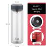 Sinuo Double-Layer Insulated Glass Tea Cup