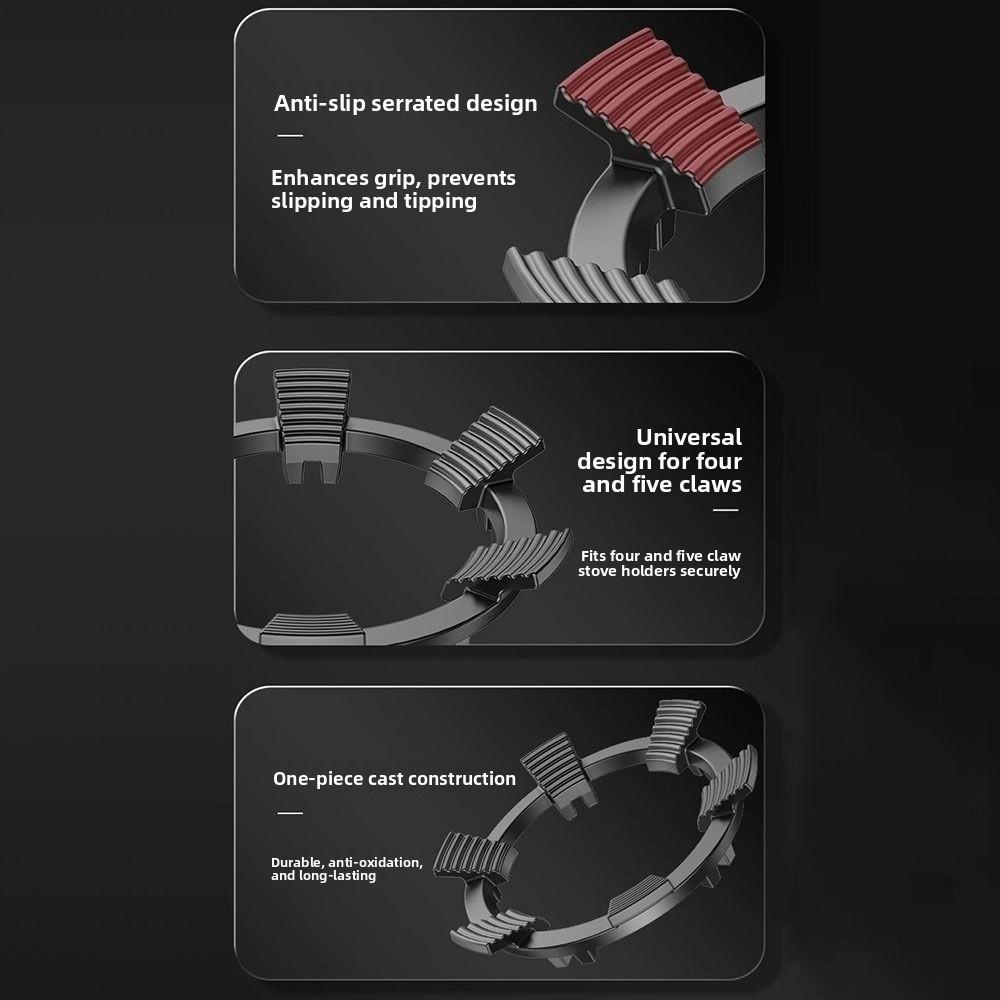 Four Five Claw Gas Stove Rack Non-slip Gas Stove Rugged Bracket  Gas Stove Accessories