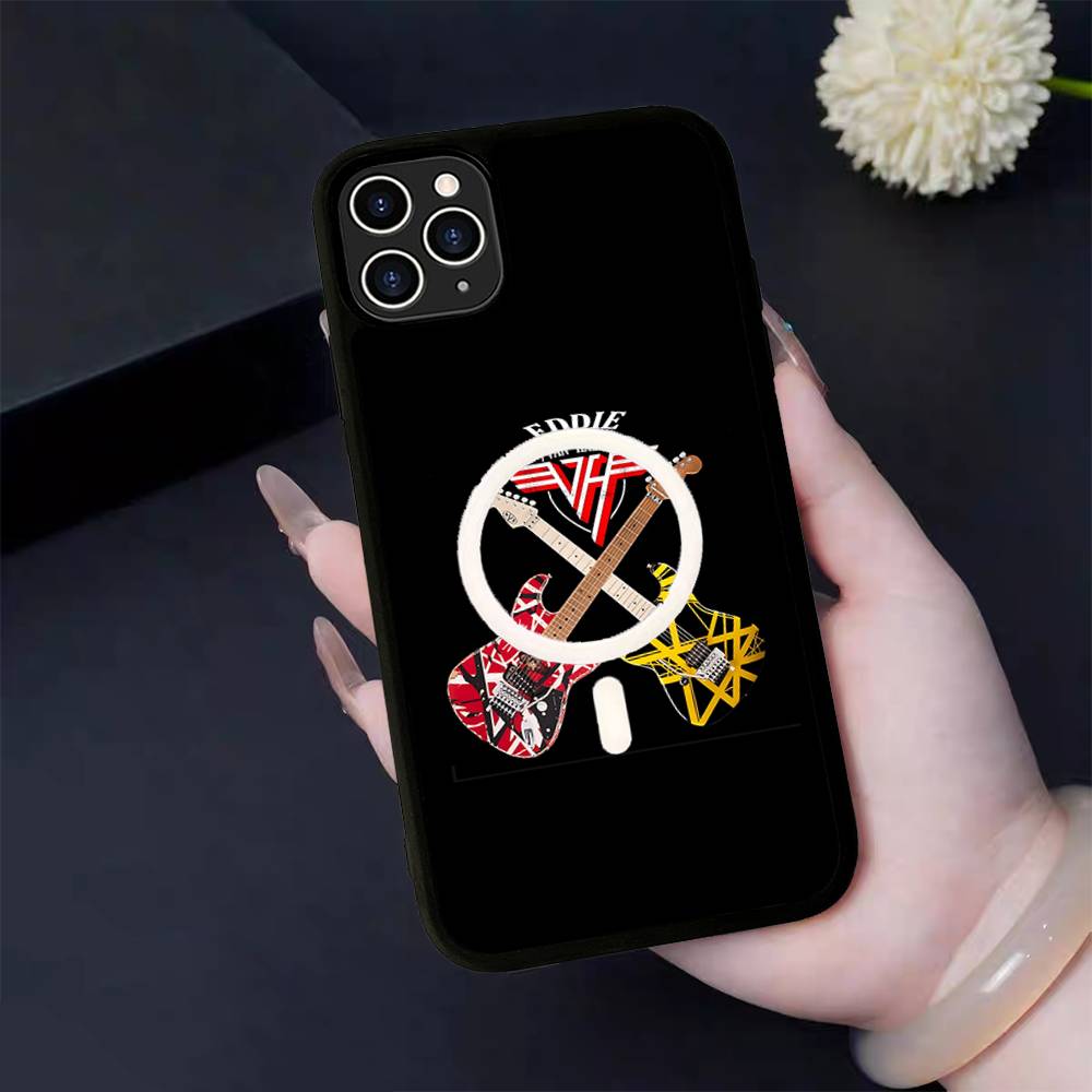 Etui Na Telefon Z Wizerunkiem E-Eddie Van H-Halen Singer Dla IPhone 17 Air 16 15 14 13 12 11 Pro Max Plus Dla Magsafe Bezprzewodowe Ładowanie Pokrowiec