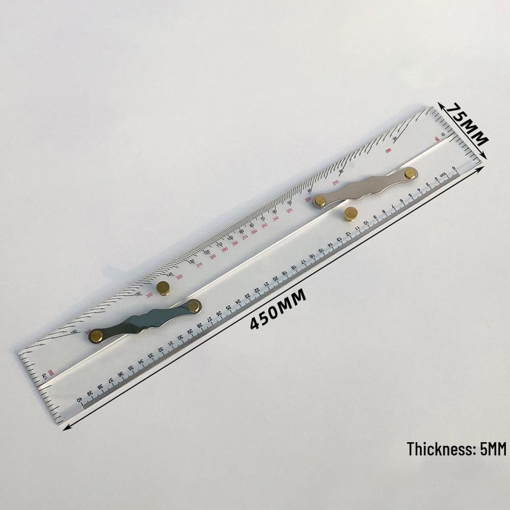 Marine Navigation Parallel Ruler 450MM Drafting Tool IMPA371001 Default