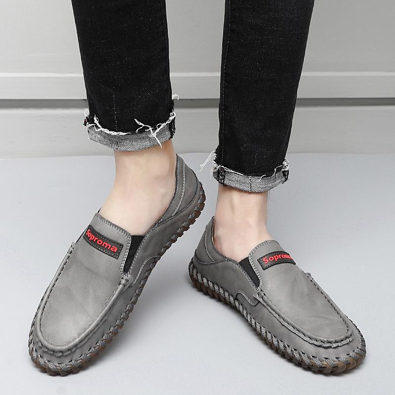 Handmade Men Casual Shoes Loafers Comfortable Leather Shoes Men Driving Shoes Moccasins Men Shoes