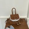 Schoolbag Shuai Mijia sweet girlish niche lace lace women's backpack 1011 new backpack exquisite small schoolbag