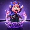 Spy X Family Anya Cos Gengar Figura Statua Anime Ornamento Carino per Scrivania Giocattolo da Collezione Decorazione Regalo