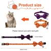Halloween Pet Bow Tie Collar Elastic Adjustable Necktie with Bell Pendant Cat Dog Kitten Puppy Accessories Cat Harness
