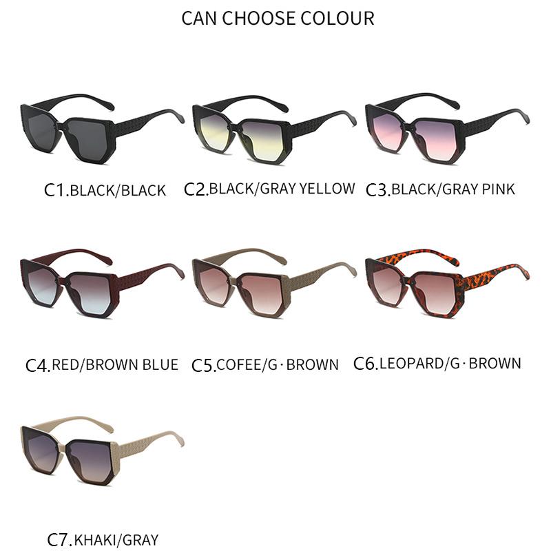 Retro Fashion Square Lady Sunglasses Large Frame Classic Vintage Women Men Sun Glasses Outdoor Driving Man Sunglasses Uv400