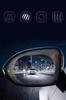 Car Side Mirror Anti-Rain Gliding Film - 2 Pieces Set