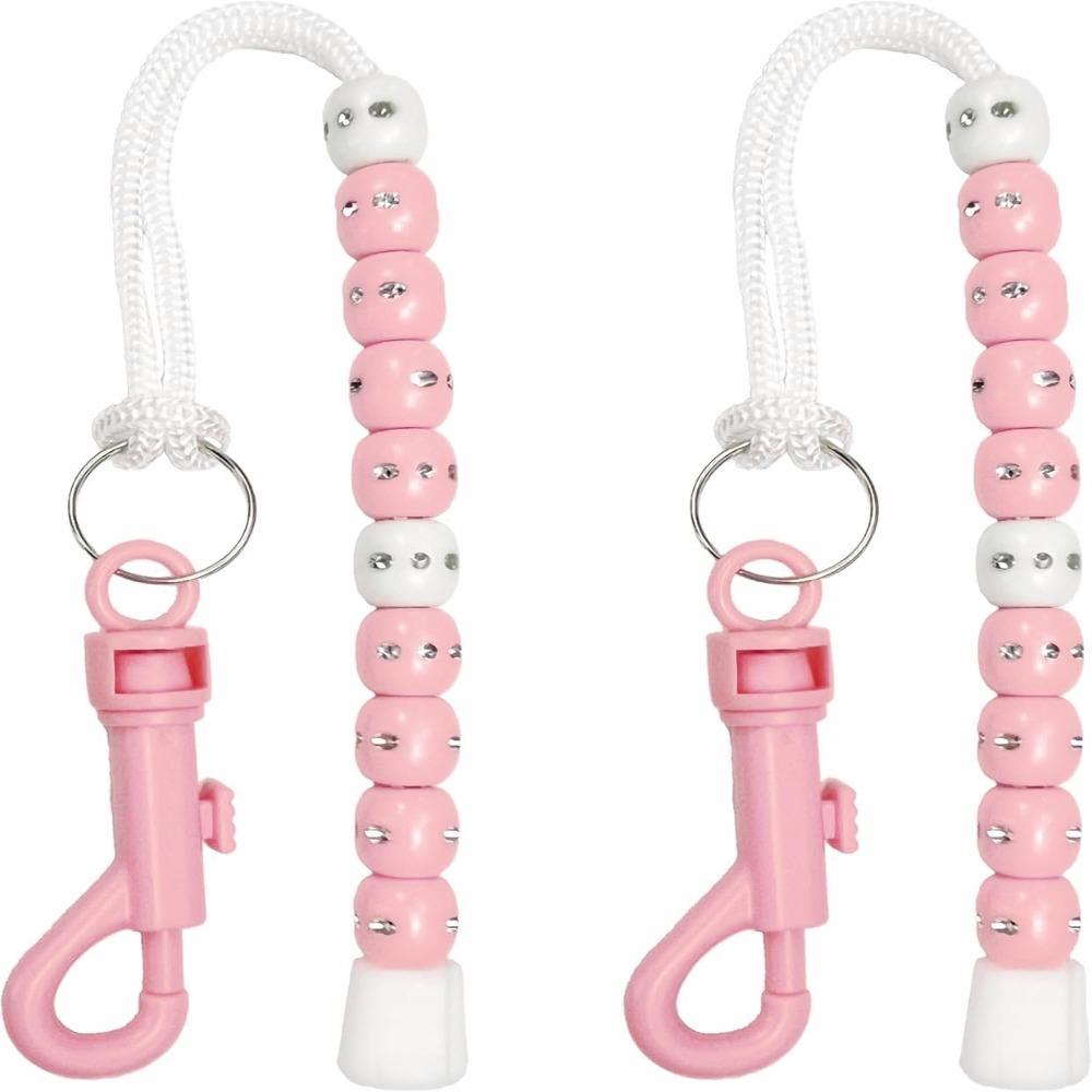 

Pink Color Golf Score Counter Shining Stone Buckle Golf Bead Counter Golf Counter Stroke Counting