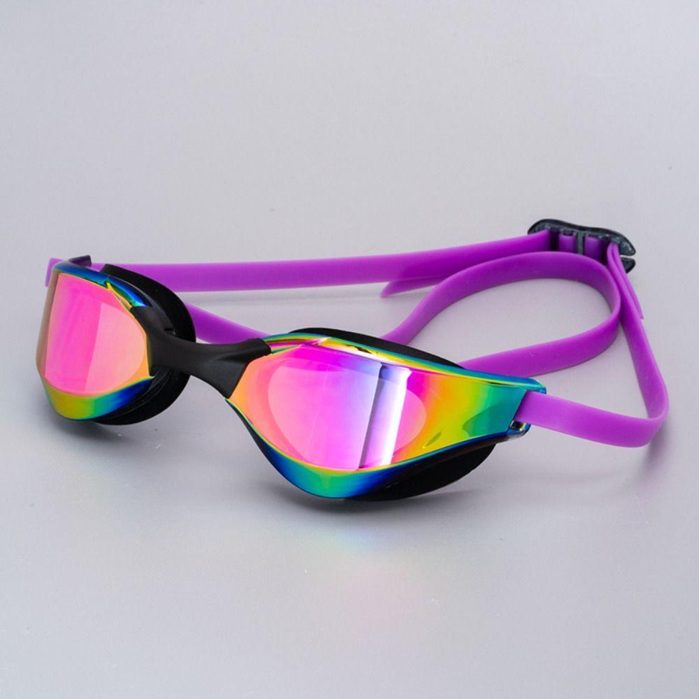 Adjustable Adult Swimming Goggles HD Vision Swim Glasses Waterproof Eyewear  Learning Swimming
