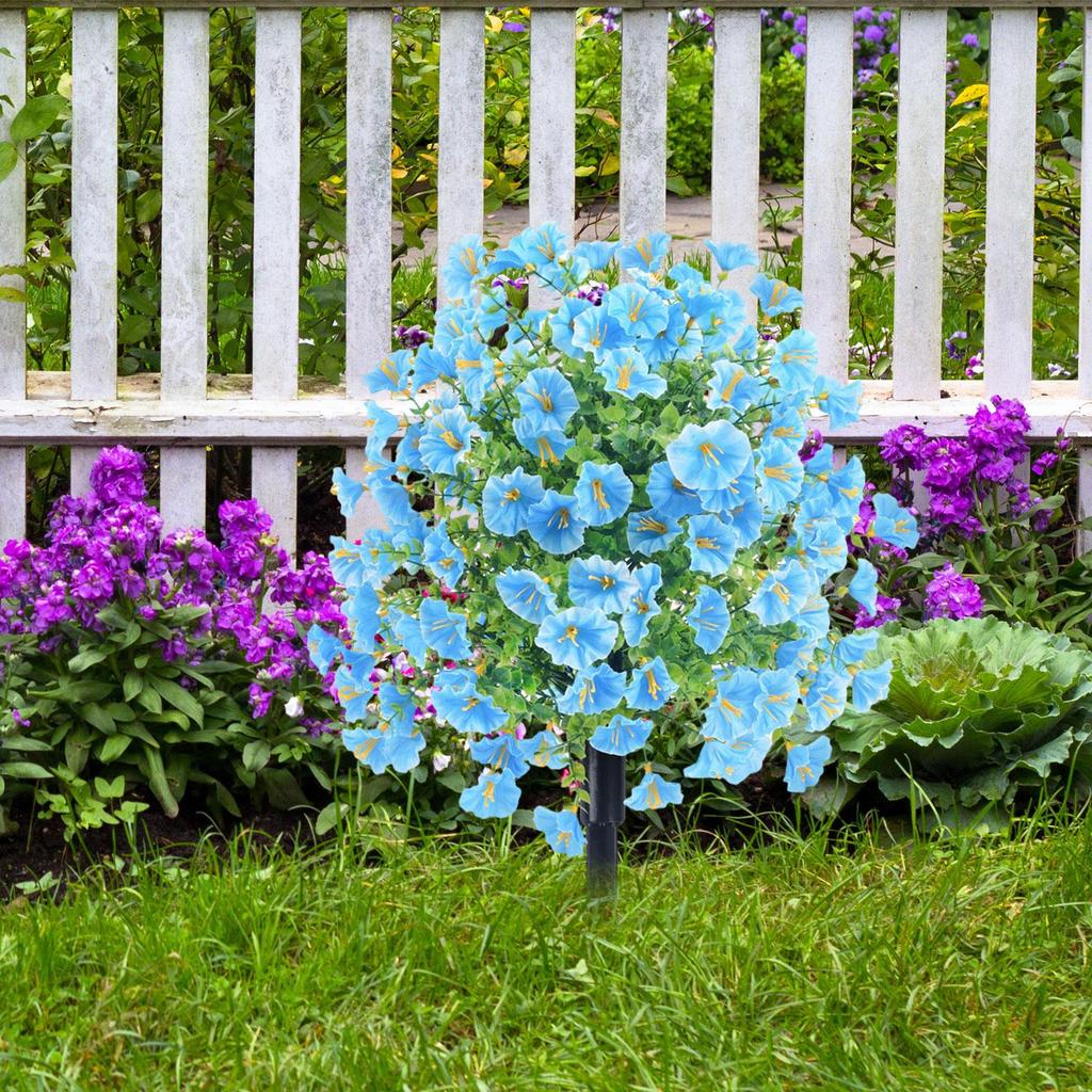 Artificial Flowers Topiary Ball with Ground Stake DIY Crafts Easy To Install Handcraft Wedding Decor