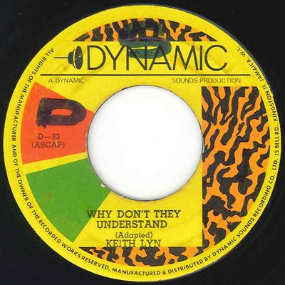 7inch Record KEITH LYN - Why Don't They Understand / Seeing  D33 Dynamic Sounds Jamaica Reggae, Ska & Dub Used