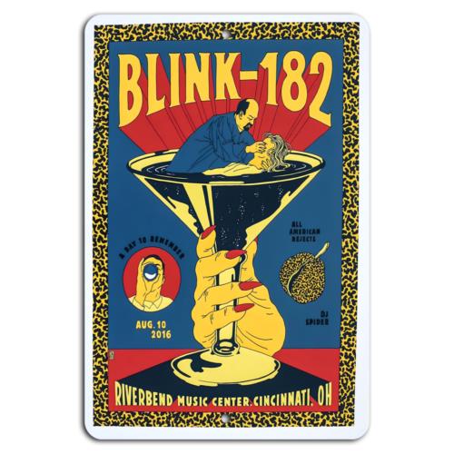 

Rock Revelry Blink Live in CincinnatiAluminum 20x30cm（7.8x11.8inch）