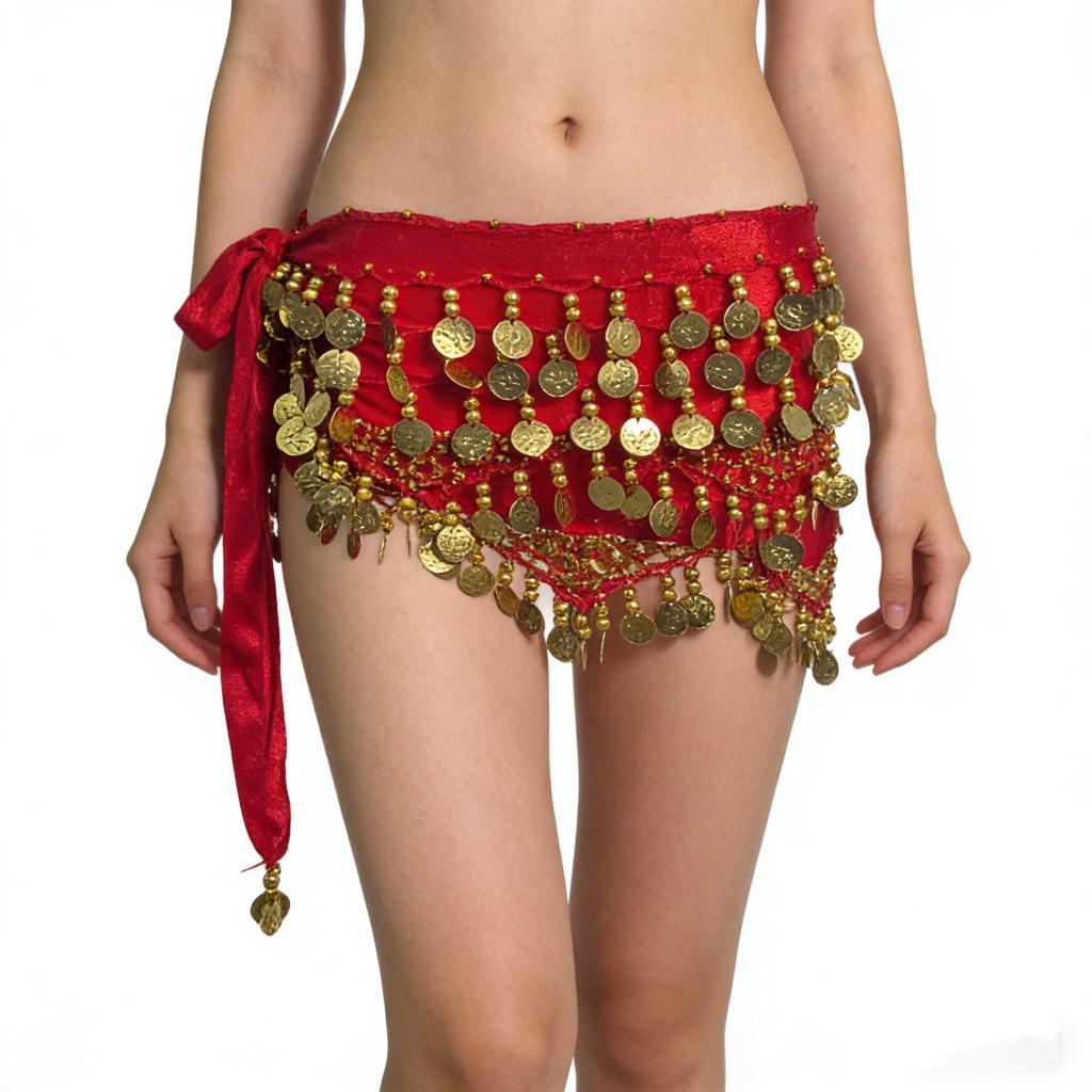 New Style Indian Dance Waist Chain: 5-Layer Beginner Belt with Three Rows and Two Corners