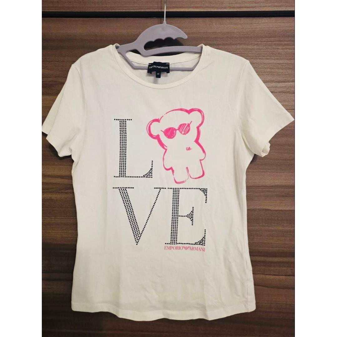 Used [Rare] EMPORIO ARMANI LOVE Bear T-shirt