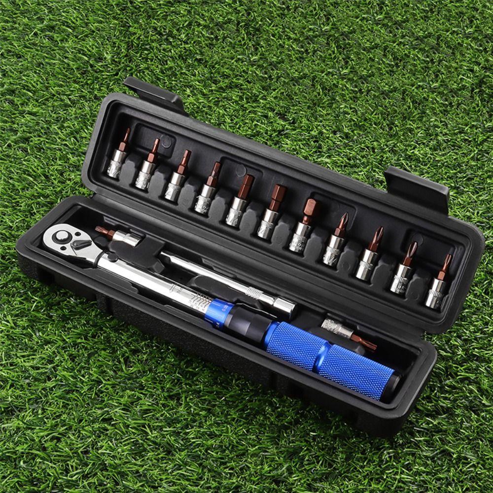 Double-direction Ratchet Bicycle Automotive Tool Ratchet Torque Wrench Set  Cycling Accessories