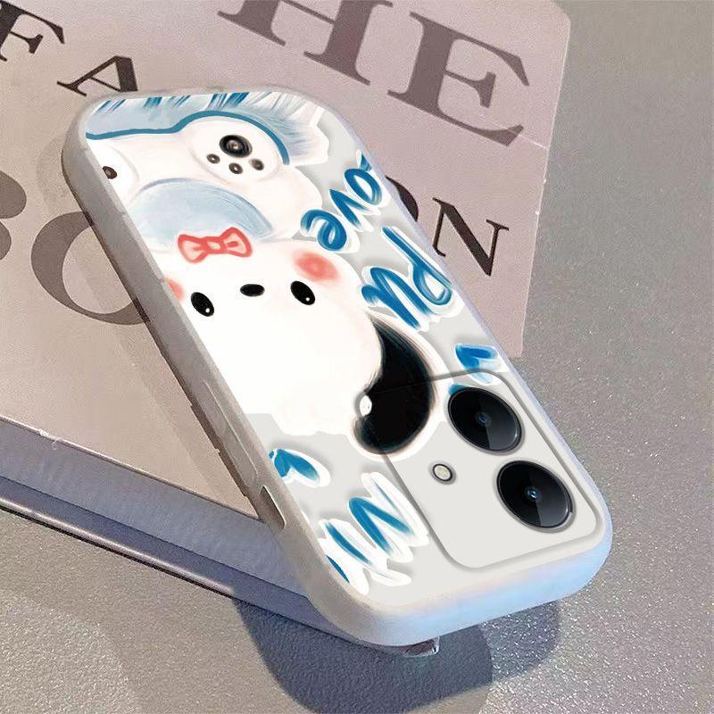 Etui na telefon komórkowy Realme Note60x w japońskim i koreańskim stylu Ins, wszechstronne, z temperamentem, odporne na upadki