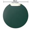 Kitchen Mold-proof PE New Cutting Board Non-slip Standing Green Cutting Board Round Double-sided Cutting Board Kitchen Supplies