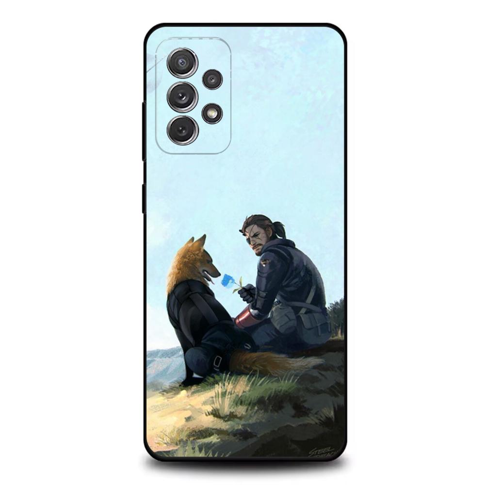 Metal Gear Solid Phone Case For Samsung S25,S24,S21,S22,S23,S30,Ultra,S20,Plus,Fe,Lite,Note,10,9,5G Black Cover