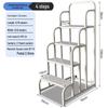 Anti-Slip Movable Climbing Ladder for Warehouse and Supermarket Storage