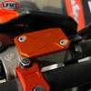 CNC Front Brake & Clutch Fluid Reservoir Cover Cap For KTM 125 150 200 250 300 350 450 500 EXC EXCF SX SXF XCF XCW TPI Six Days