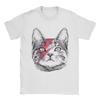 DDavids Bowied Casual Tees Crew Neck Clothes Printed Tshirt Oversized T Shirt Gothic Round Neck Cotton Tops New Casual T Shirt