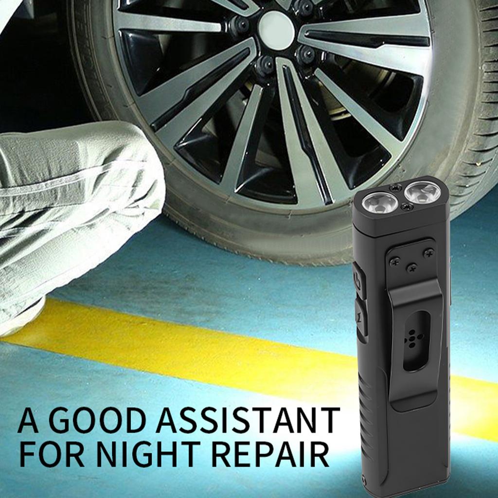 Rechargeable Flashlight with Buzzer EDC Flashlight Pocket Flashlight for Work and Outdoor