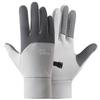 Men's & Women's Warm Waterproof Touchscreen Cycling & Ski Gloves - Fleece-Lined, Non-Slip, Color Block Design for Autumn & Winter Outdoors