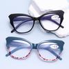Occhiali da lettura Cat Eye per donna alla moda di tendenza occhiali da vista con prescrizione anti luce blu ipermetropia correzione occhiali +1+1.5+2