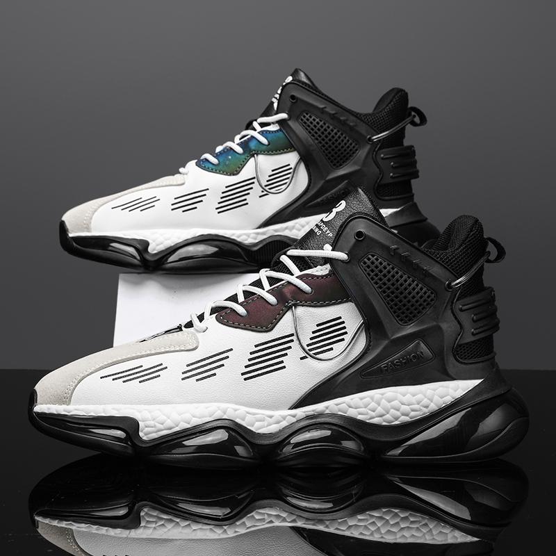 мода осень новые мужские модные баскетбольные кроссовки оригинальные мужские кроссовки — фото 8