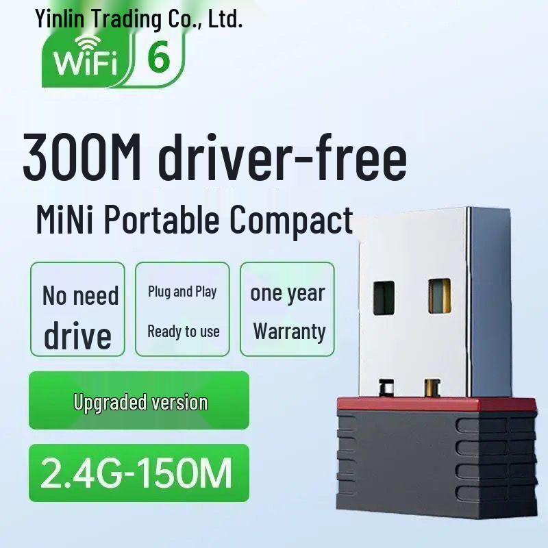 USB Wireless Network Card: Gigabit WiFi Receiver/Transmitter for Desktop & Laptop.