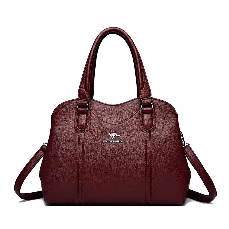 Crossbody Bag, Women's Single-shoulder Bag, and Multi-layered Handbag for Middle-aged Women
