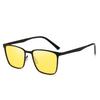 Men Women Polarized Discolouring Sunglasses Metal Square Frame Eyewear Retro Fishing Sun Glasses Outdoor Riding Driving Glasses