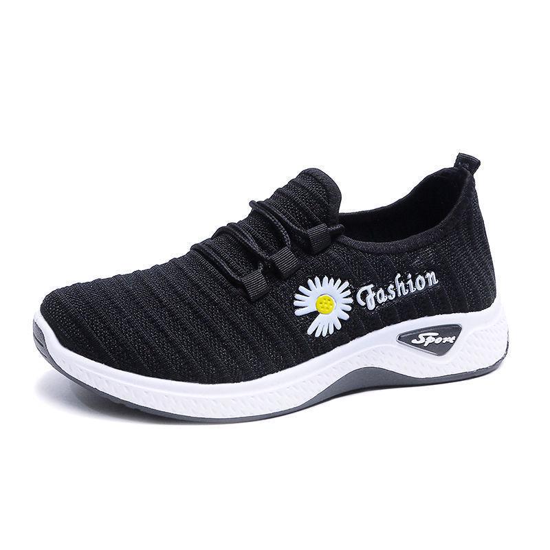 

Flyknit Daisy Breathable Mesh Shoes: Fashionable, Versatile, Lightweight, Non-Slip Walking & Sports Shoes 40