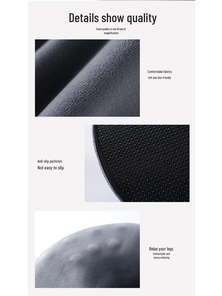 Atmungsaktives Memory-Foam Rundes Sitzkissen für Büro, Auto und Zuhause