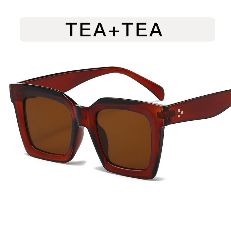 European American Fashion Men's Sunglasses Stylish Square Shape Outdoor Sun Glasses Travelling Fishing Men Glasses