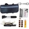 Bicycle Repair Kit: Tire Patch, Pump, Wrench Set for Mountain Bike & Car