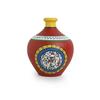 Earthenware Terracotta Decorative Flower Vase Pot (Red)