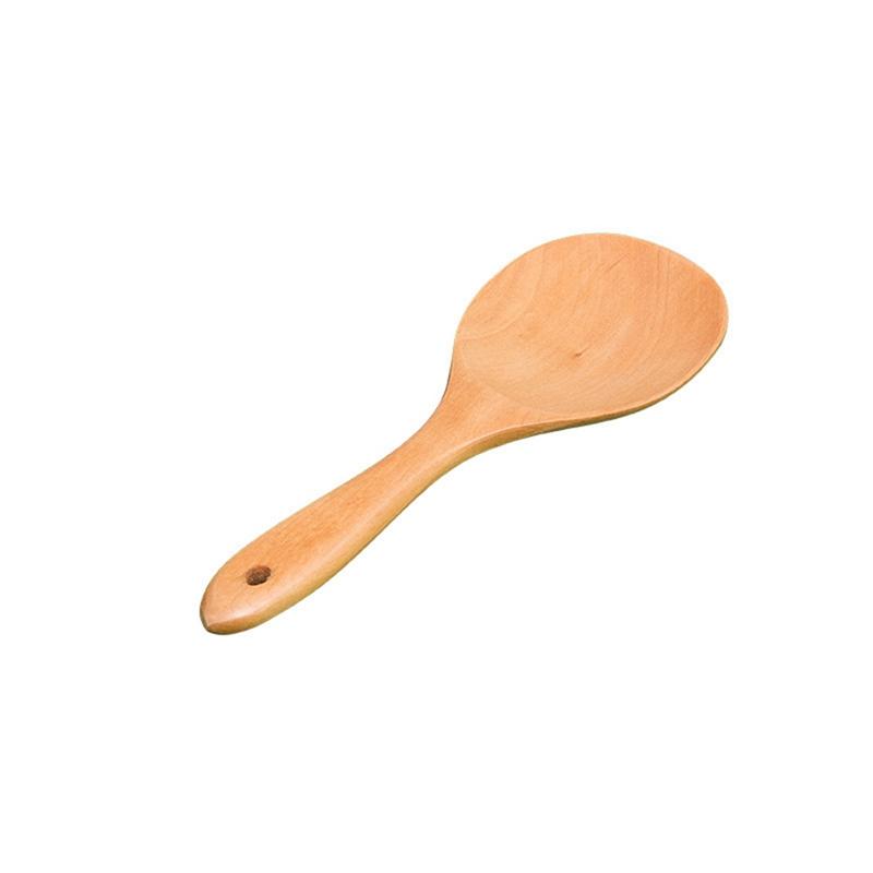 Japanese-style Wood Rice Spoon Rice Paddle Wooden Scoop Kitchen Spoon Ladle Tablespoon Big Serving Spoon Kitchen Tablewares