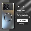 AG MagneticPhone Case for Xiaomi Redmi K70E, Matte Full Coverage Ultra-Thin Shockproof Anti-Fingerprint Case - Graphite Black
