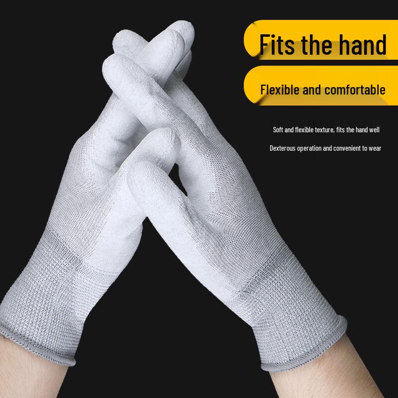 Anti-static PU Coated Work Gloves