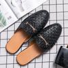 Sommer Herren Leder Freizeitschuhe Slipper Halbschuhe für Herren Mode Loafer Bequeme Ballerinas Herren Atmungsaktive Halbslipper Faulenzer Schuhe