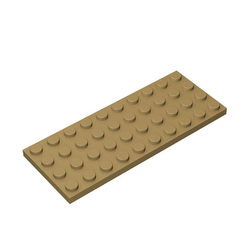 

10PCS PLATE 4x10 Dots Compatible with 3030 Baseplate Self-Locking Bricks Building Blocks Toys Accessories 10pcs темно-коричневий колір