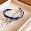 Gradient Geometric Resin Bracelet: Elegant, Versatile Fashion Jewelry for Women