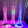 Canton Tower LED Light Cube DIY Kit: Colorful Electronic Welding Components